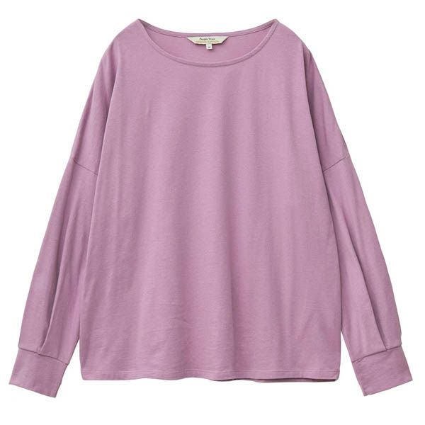 オーガニックコットン 天竺 バルーンスリーブトップ