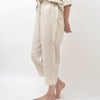 オーガニックコットン＆リネン ダブルガーゼ スラウチパンツ