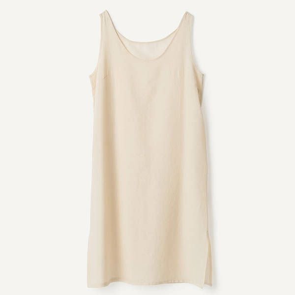 オーガニックコットン ちりめんアンダードレス