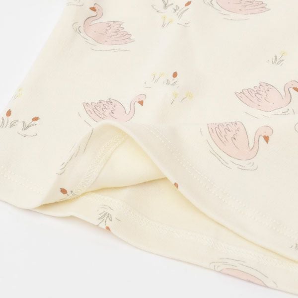 オーガニックコットン ベビー半袖Tシャツ&パンツ