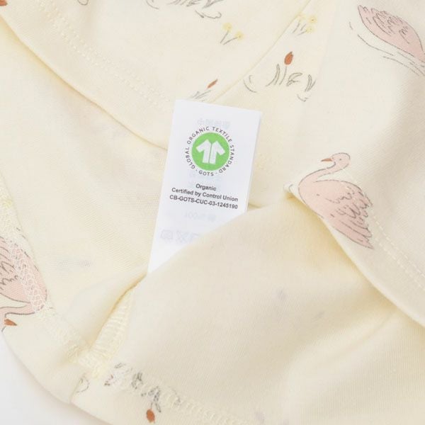 オーガニックコットン ベビー半袖Tシャツ&パンツ