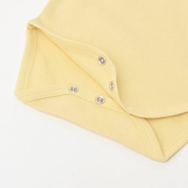 オーガニックコットン ベビーフリルスリーブボディスーツ