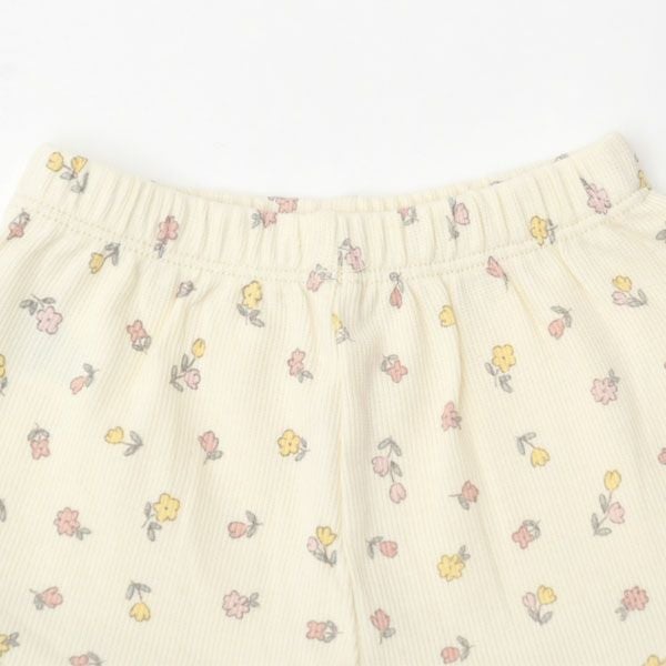 オーガニックコットン ベビータンクトップ&フリルショーティ