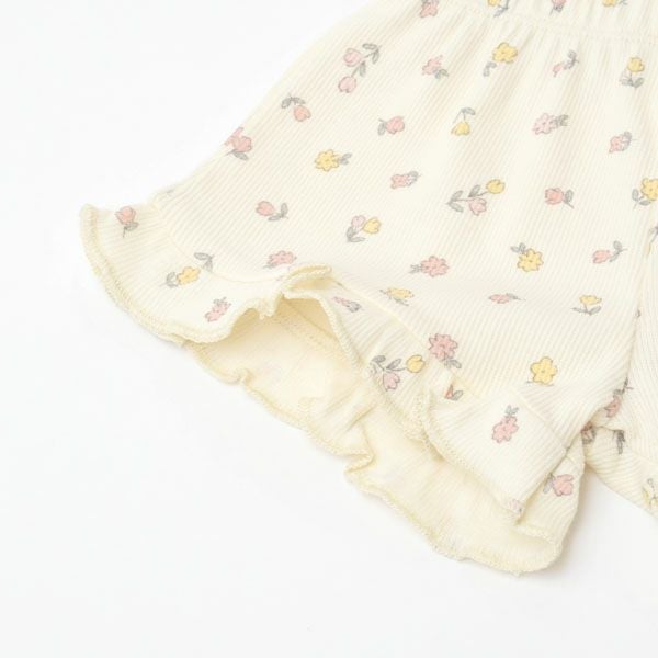 オーガニックコットン ベビータンクトップ&フリルショーティ