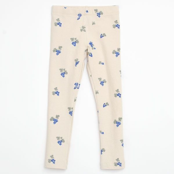 オーガニックコットン キッズ シアサッカーレギンス Grapes