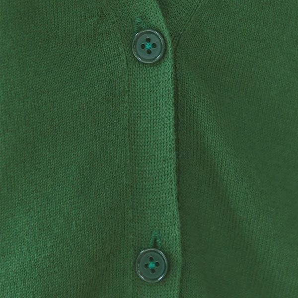 オーガニックコットン ニットVネックカーディガン