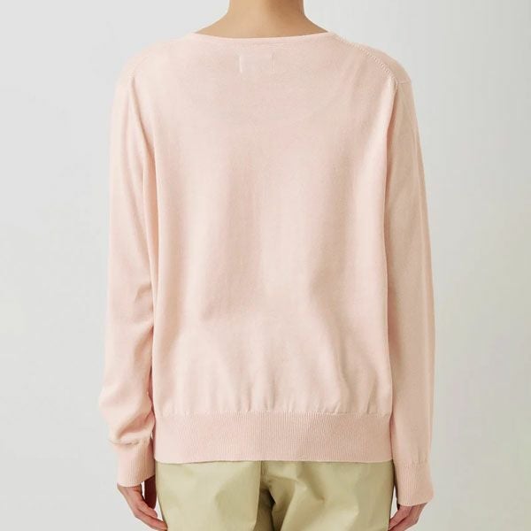 オーガニックコットン ニットVネックセーター