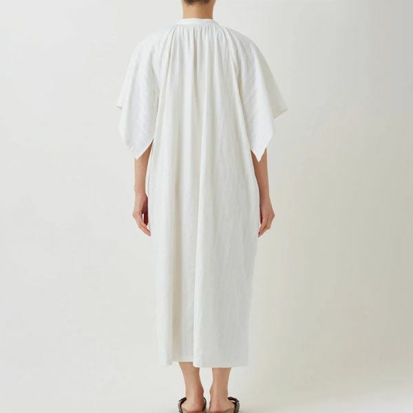 オーガニックコットン 手織りドビーワンピース