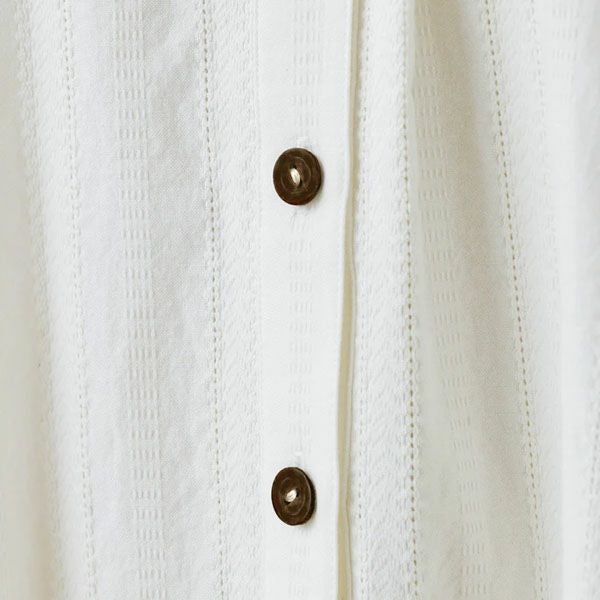 オーガニックコットン 手織りドビーワンピース