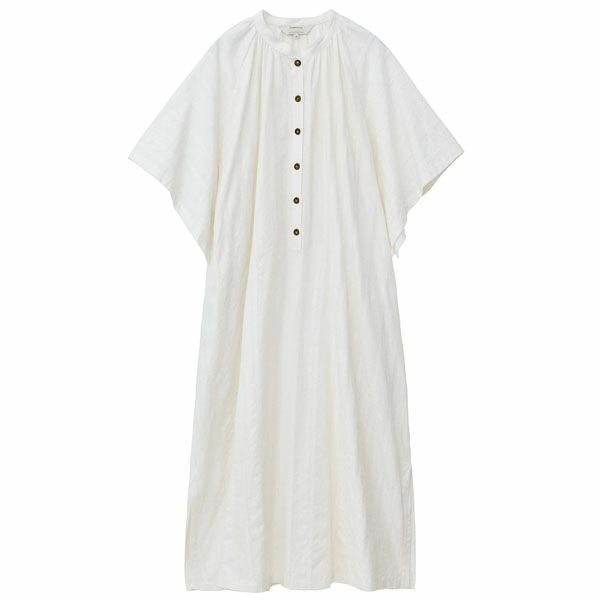 オーガニックコットン 手織りドビーワンピース