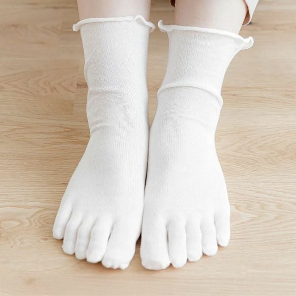 オーガニックコットン 5本指ソックス2足セット