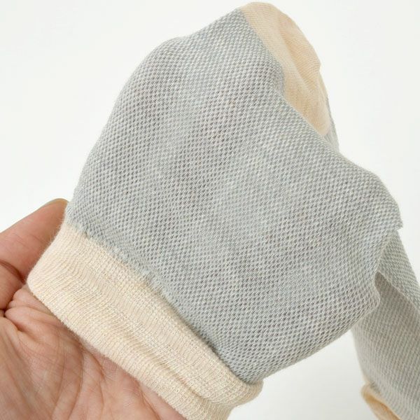 オーガニックコットン メッシュソックス