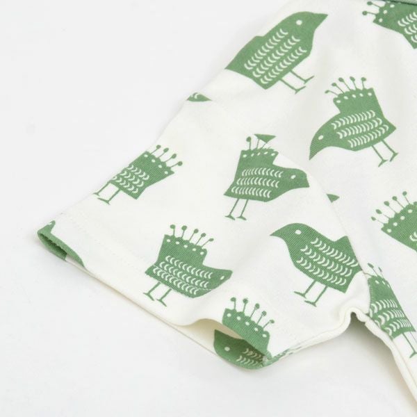 オーガニックコットン キッズパジャマ(半袖) Birds