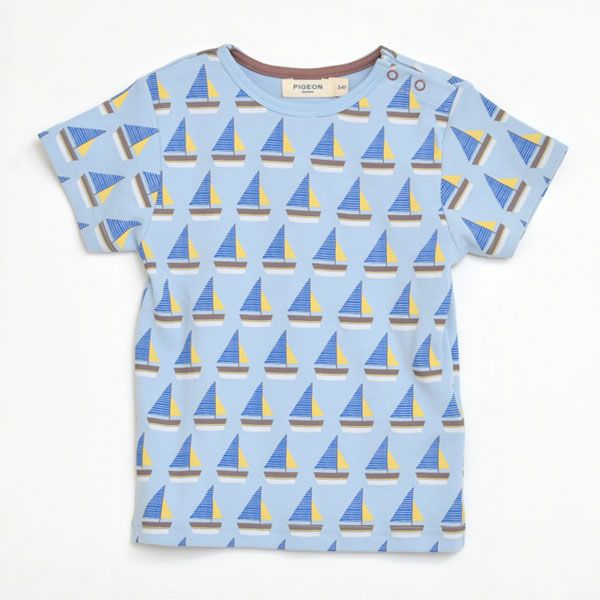 オーガニックコットン キッズパジャマ(半袖) Boat
