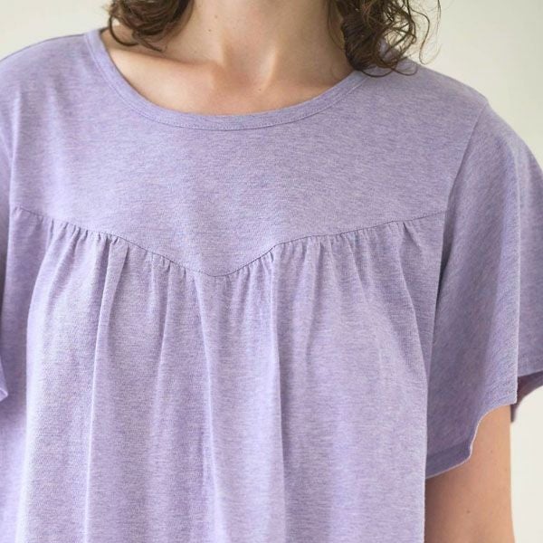 オーガニックコットン フェンネル半袖腹巻パジャマ