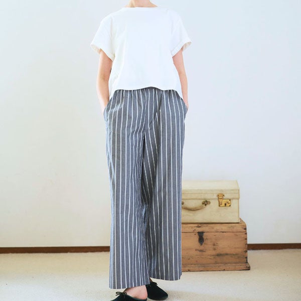 オーガニックコットン バックフリルコンビTシャツ