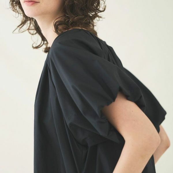 オーガニックコットン アリウムパフスリーブワンピース