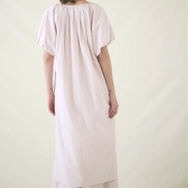 オーガニックコットン アリウムパフスリーブワンピース