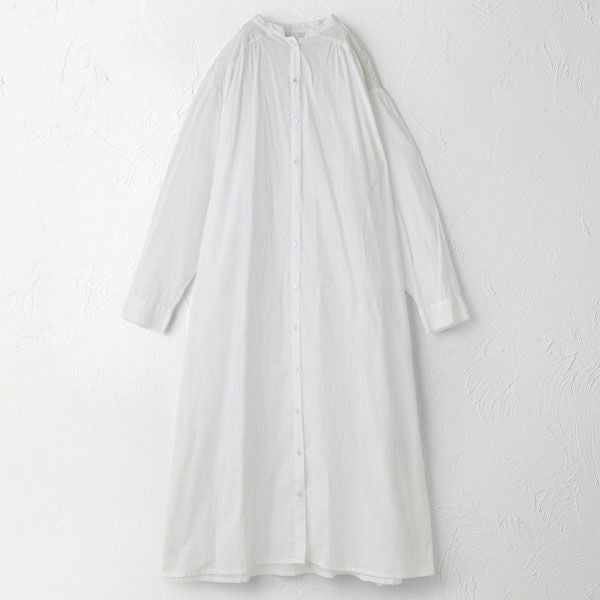 オーガニックコットン ピンタックヨークワンピース