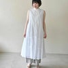 オーガニックコットン ノースリティアードワンピース