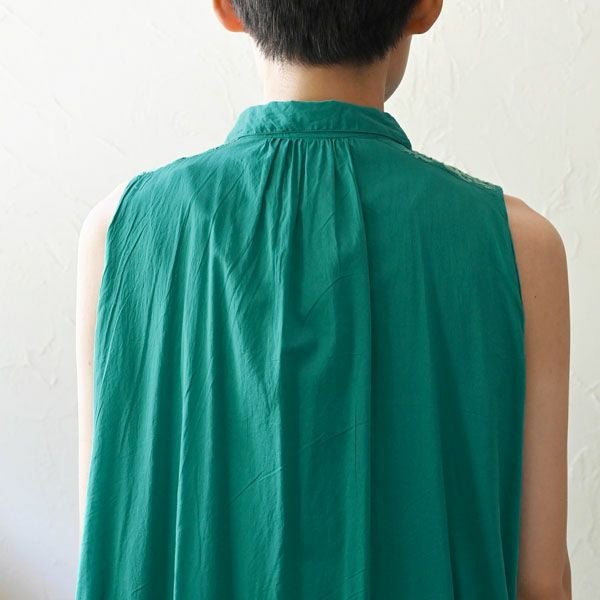 オーガニックコットン ノースリティアードワンピース