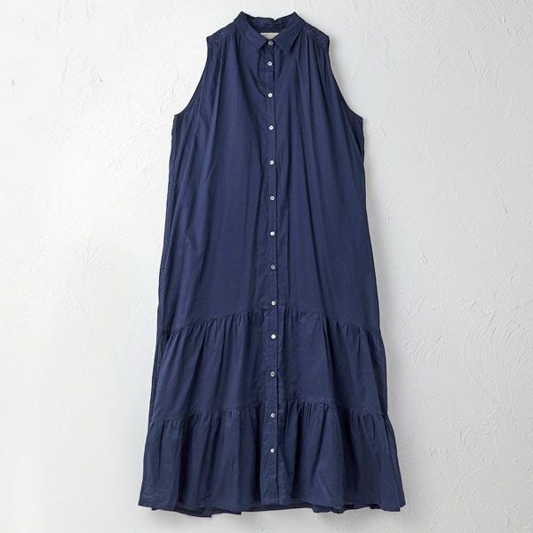 オーガニックコットン ノースリティアードワンピース