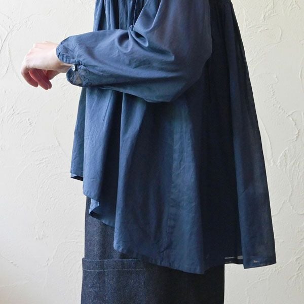 オーガニックコットン ボタニカルブラウス