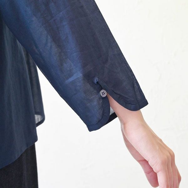 オーガニックコットン ボタニカルブラウス