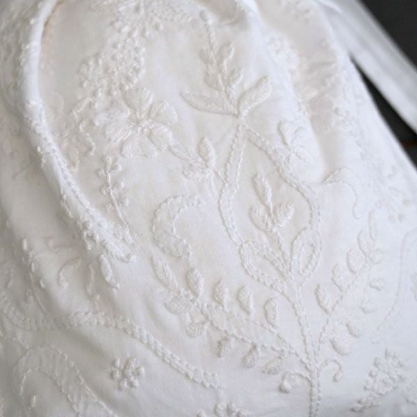 オーガニックコットン 手刺繍タイニーサック