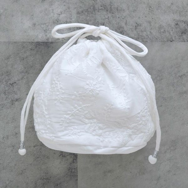 オーガニックコットン 手刺繍タイニーサック