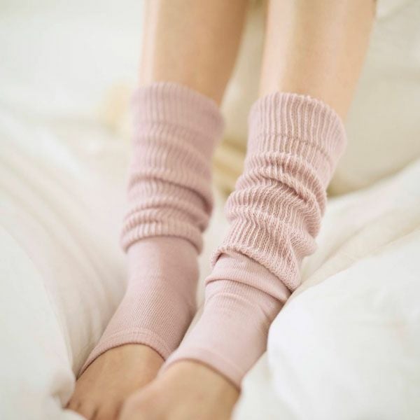 オーガニックコットン オープントゥソックス