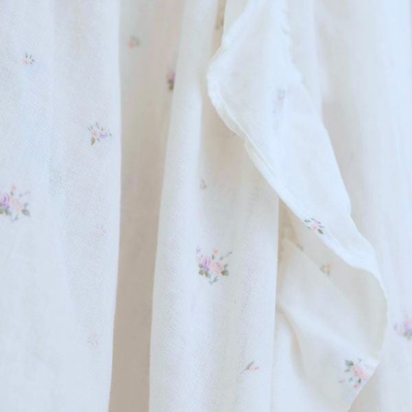 オーガニックコットン プチローズフリルスカート