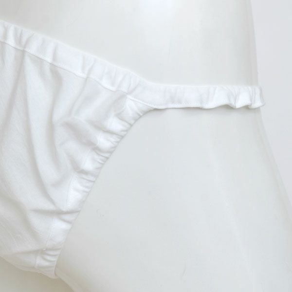 オーガニックコットン ライラックレースストリングショーツ