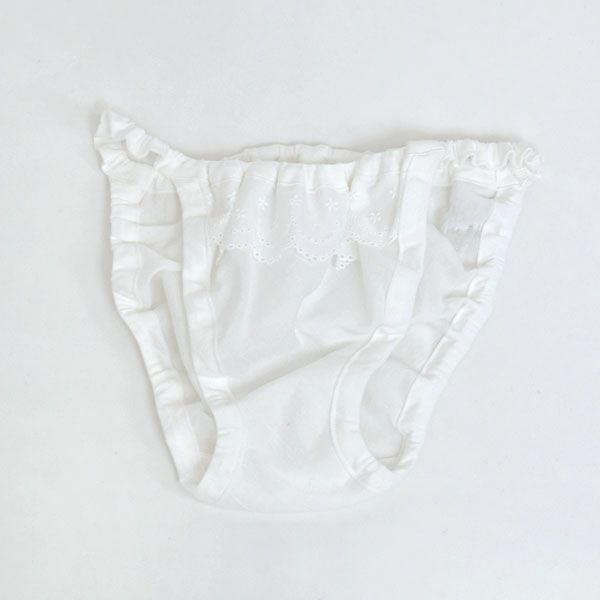 オーガニックコットン ライラックレースストリングショーツ