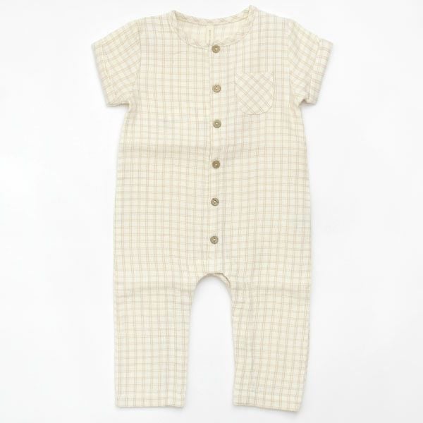 オーガニックコットン ベビーチャーリージャンプスーツ