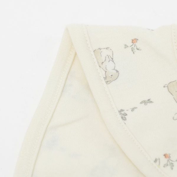 オーガニックコットン ベビー スナップビブ 2枚組