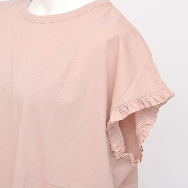 オーガニックコットン ローズマリージャージーフリルトップス