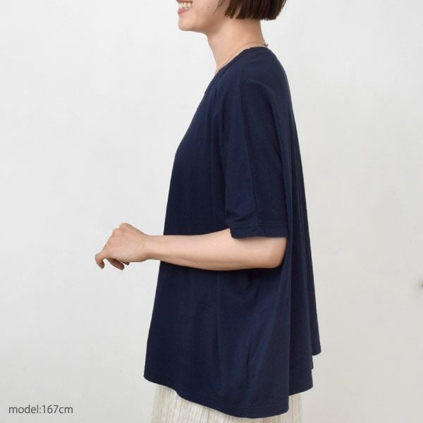 オーガニックコットン VネックTシャツ