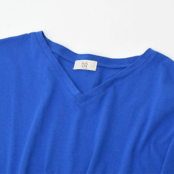 オーガニックコットン VネックTシャツ