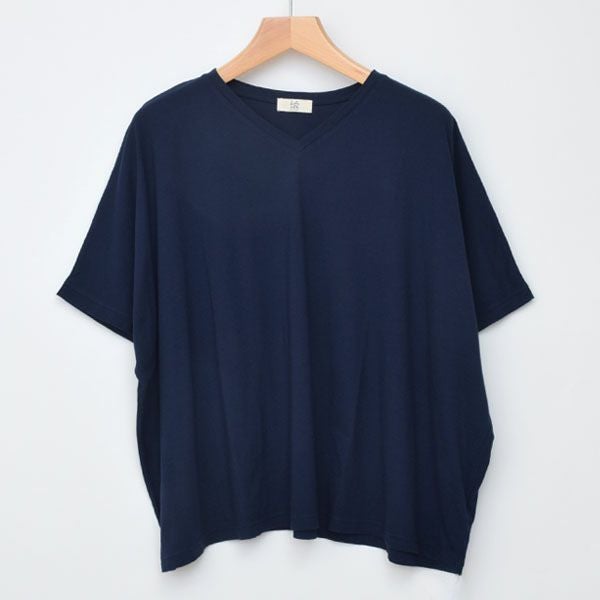 オーガニックコットン VネックTシャツ
