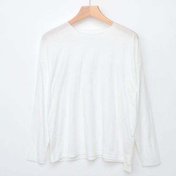 オーガニックコットン 長袖プルオーバー