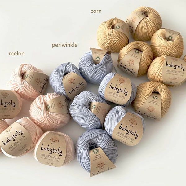 オーガニックコットン Supersoft Cotton yarn 50g Periwinkle