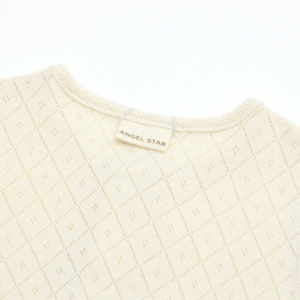 オーガニックコットンロンパース型肌着