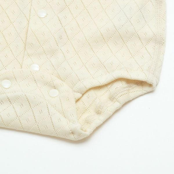 オーガニックコットンロンパース型肌着