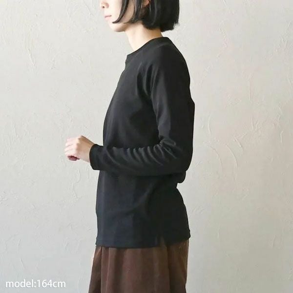 オーガニックコットン ロングスリープトップ