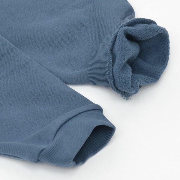 オーガニックコットン キッズ 裏起毛 クルーネックスウェットシャツ