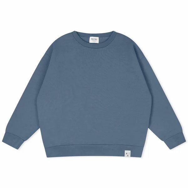 オーガニックコットン キッズ 裏起毛 クルーネックスウェットシャツ