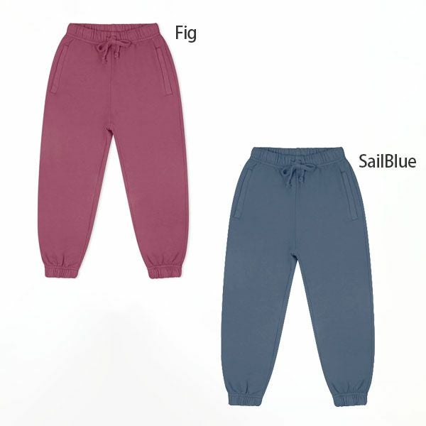 オーガニックコットン キッズ 裏起毛 スウェットパンツ