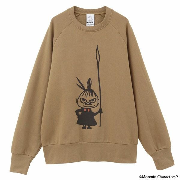 オーガニックコットン ムーミン ユニセックス裏毛スウェットトップ・槍