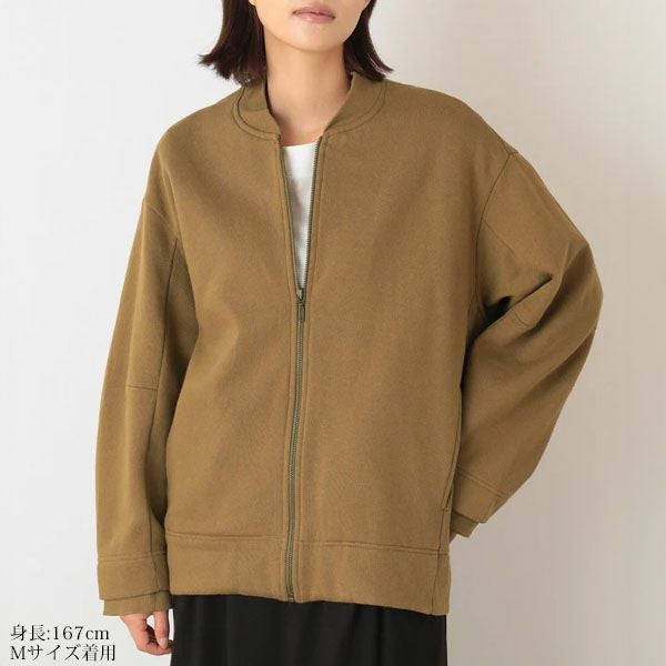 オーガニックコットン 裏起毛ブルゾン | オーガニックコットンの
